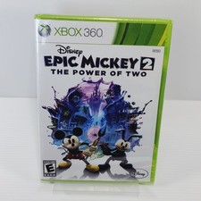 Disney Epic Mickey 2 Power of Two Xbox 360 NUOVO SIGILLATO retrocompatibile