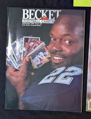 Beckett Football Card Monthly Issue #30 Sept 1992 Emmitt Smith Dallas Cowboys