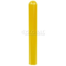 Eagle 1738 Ribbed Bollard Post Sleeve 8" Yellow