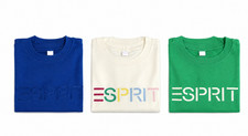 Esprit NWT Women's Sweatshirt 80s Viral - Cream, Blue, Green XS-S-M-L-XL