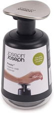 Joseph Joseph Presto Hygienic Bathroom Soap Pump Dispenser, Refillable – Grey/ S