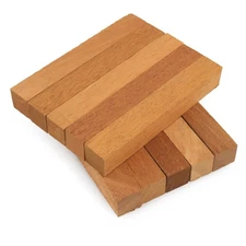 Mahogany Wood Pen Blank, 3/4" x 3/4" x 5", Pack of 10, Legacy Woodturning