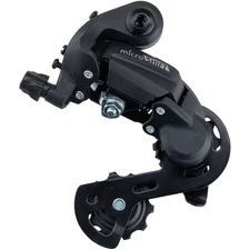 microSHIFT M21 Rear Derailleur - 6,7 Speed, Super Short Cage, Black RD-M21SS