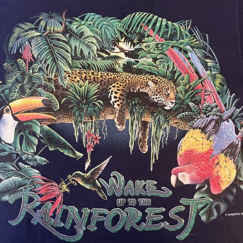 Vintage Wake Up In The Rainforest shirt small Cleveland Metroparks single stitch - Picture 2 of 10