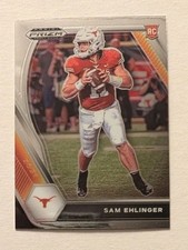 2021 Sam Ehlinger Panini Prizm Draft Picks Rookie Card # 131. rookie card picture