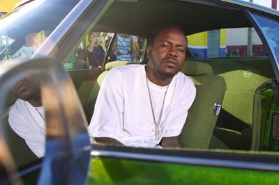Trick Daddy on set while filming his new video for 'I'm a Thug' in- Old Photo 9