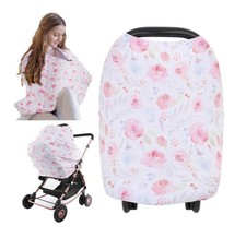 KeaBabies All-in-1 Nursing Cover Dainty Bloom Floral 360 Protection Breathable