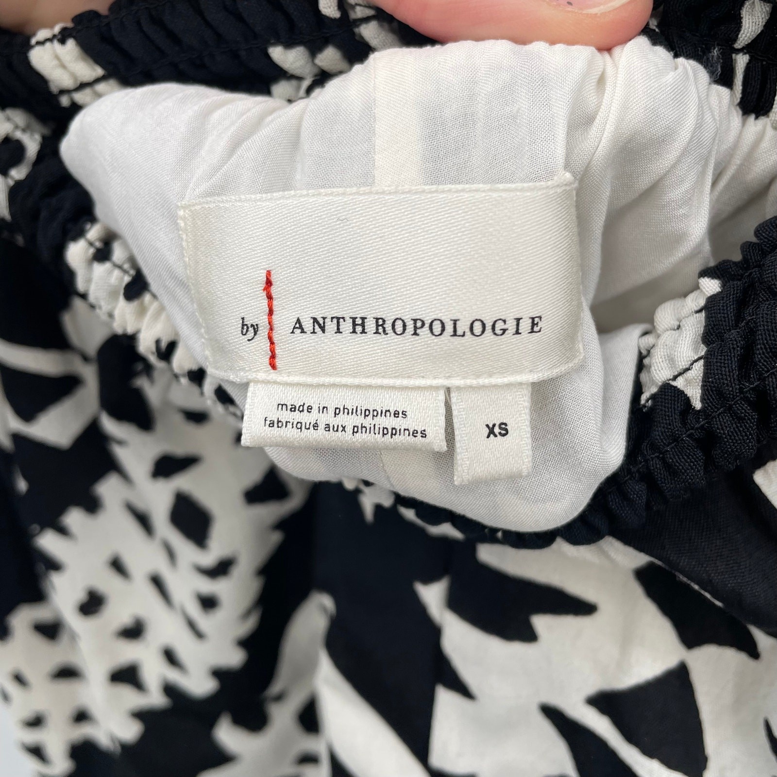 ANTHROPOLOGIE Aniya Black & White Balloon Joggers  // XS 