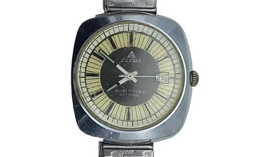  Clyda Uhr mechanisch 17 Rubis - Datum - 70er Jahre - Vintage - überholt.