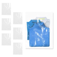 Flat Poly Bags, 18 x 24 Inch Clear Plastic Bags, 2 Mil Open Top LDPE, 500 Pack