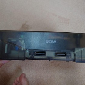 Sega Saturn Skeleton Clear Console HST-3220 Tested Working Used Japan s0540M