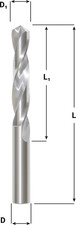 T (.3580) Dia solid carbide jobber/twist dril...