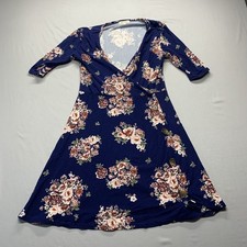 Women's Size M Dress By Ultra Flirt Sleeve Chic Floral Print