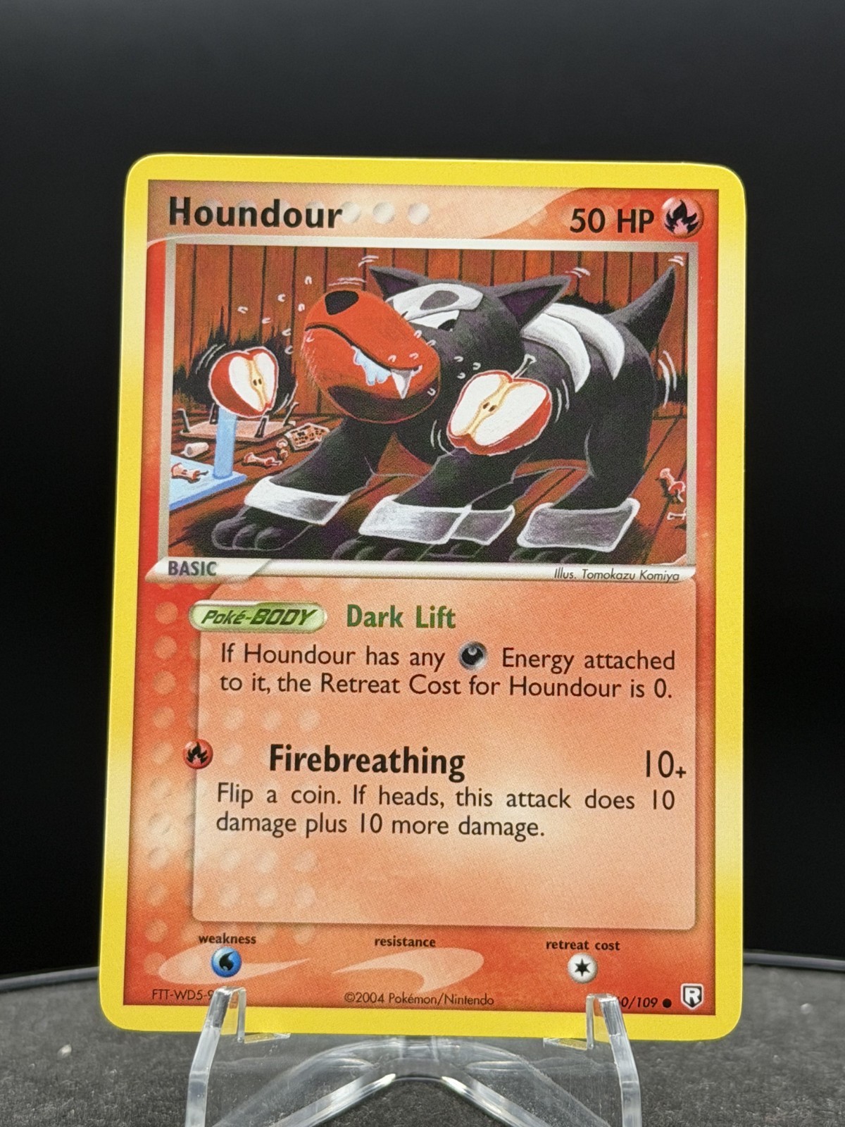 2004 Pokemon TEAM ROCKET RETURNS - #60 Houndour NM
