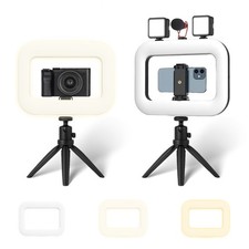 Handheld Selfie Ring Light Kit, 8000mAh Fill Light for Smartphone/Camera/TikTok