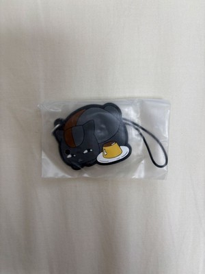 Natsume's Book of Friends Hamazushi Rubber Strap Black Cat and Pudding