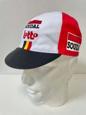 2020 Lotto Soudal Team Cycling Cap - Made in Italy by Apis