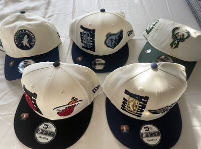 NBA Draft 2022  New Era 5 Hat Bundle - 3 Snap Backs & 2 Baseball Caps -New!