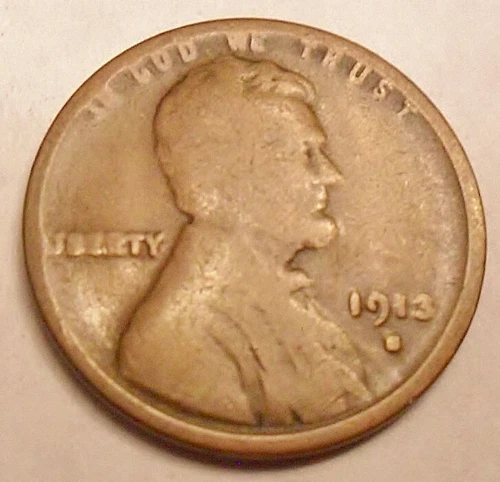 1913 S Lincoln Wheat Cent / Penny   *G - GOOD*   **FREE SHIPPING**