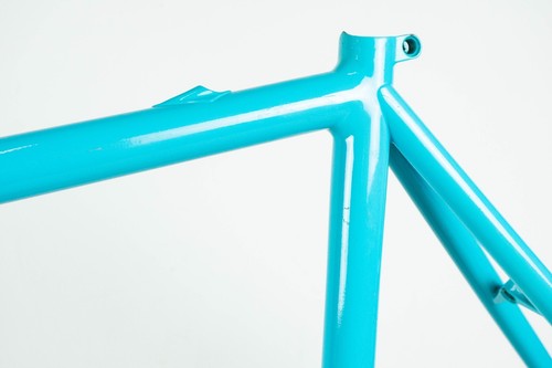 ROSSIN PERFORMANCE SET TELAIO VINTAGE COLUMBUS GENIUS 55 BICI DA STRADA ACCIAIO ANNI 90 OLD - Foto 8 di 12