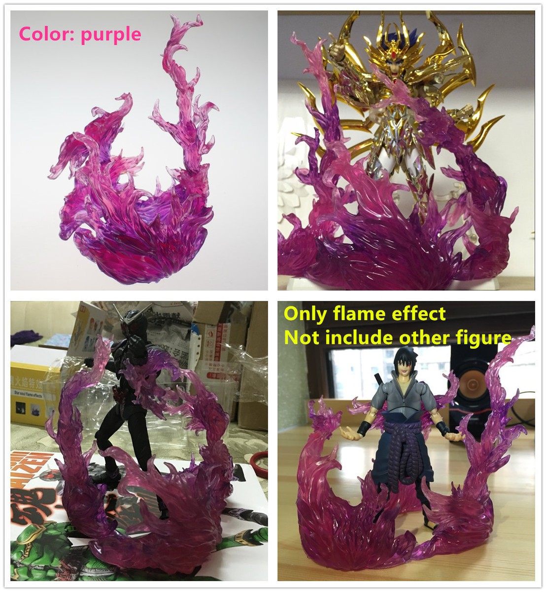 Star Soul Burning Flame Effect purple for Saint Seiya One piece 6