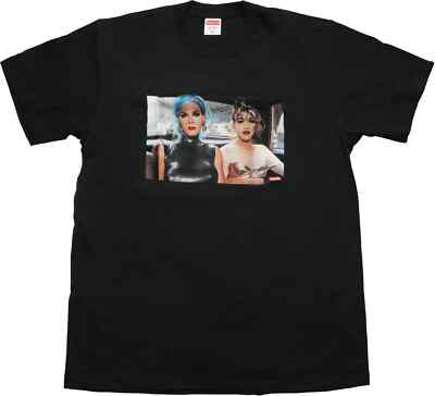 2018 Supreme Nan Goldin Misty and Jimmy Paulette Tee Black Sz 