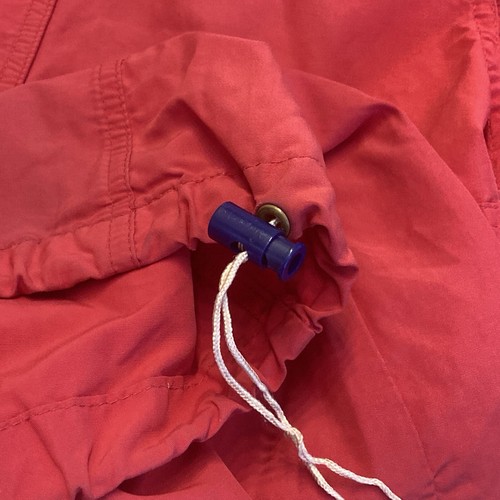 Patagonia Women's Red Pullover Hood WindBreaker Sz L 42% Nylon Waist Cinch MARKS - Picture 8 of 15