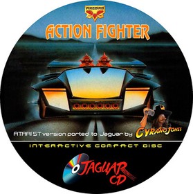 Atari Jaguar CD Game Action Fighter  (No Audio) in FULL Color DVD case