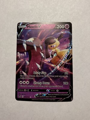 mawile v pokemon card value 178/195- Silver Tempest - Full Art - Ultra Rare 039 / Promo Card Type / HP / Stage Pokémon TCG Mawile V Silver