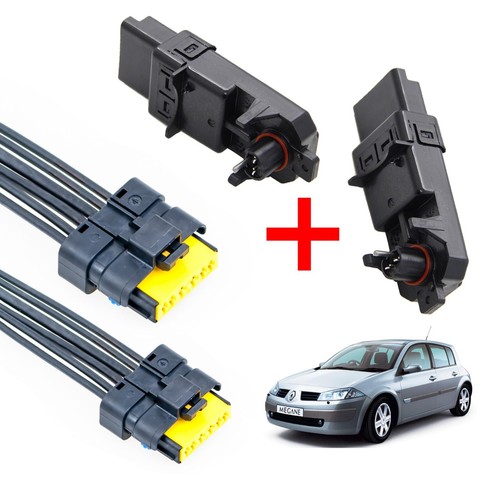 2 Módulo Motor Elevalunas Eléctrico Sistémico + Cable Pinzas para MEGANE 2 CLIO - Imagen 5 de 6