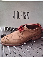 men dress shoes 8.5 used J.D. Fisk, used only for business meetings. Tan suede