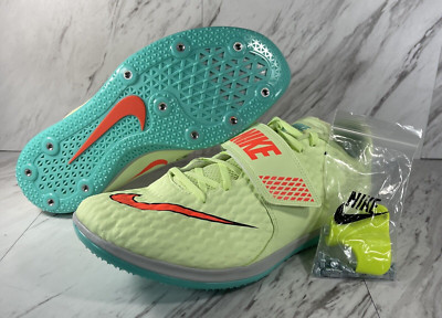 Nike High Jump Elite Track Shoes Mens Size 11 Barely Volt Orange New 806561-700