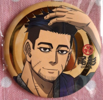 Japanese anime Golden Kamuy Can Badge Hyakunosuke Ogata Oedo Onsen