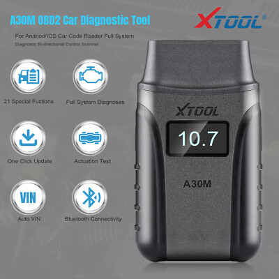 XTOOL A30M OBD2 Full System Diagnostic Tool Bi-directional Control Code Scanner