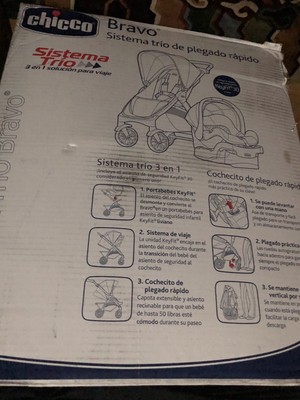 chicco bravo travel system lilla