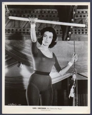 CAROL CHRISTENSEN as trapeze artist THE BIG SHOW Orig Photo busty leggy actress