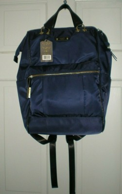 Tutilo New York 21XDB35TU-NV Navy Microfiber Backpack NWT ...