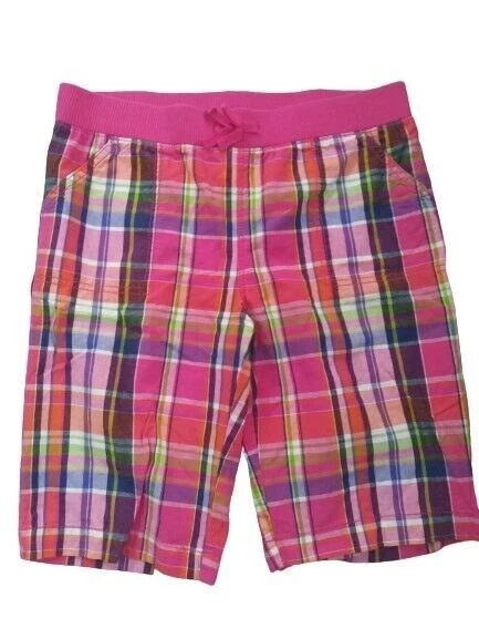 Pantalones cortos a cuadros Faded Glory para niñas Foto 2 de 4