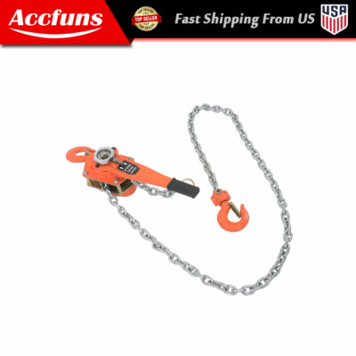 6600lb Lever Block Chain Hoist G80 Ratchet Hoist Capacity 10ft Lifter
