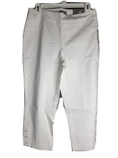 jm collection Capri Comfort Waistline White Small NWT