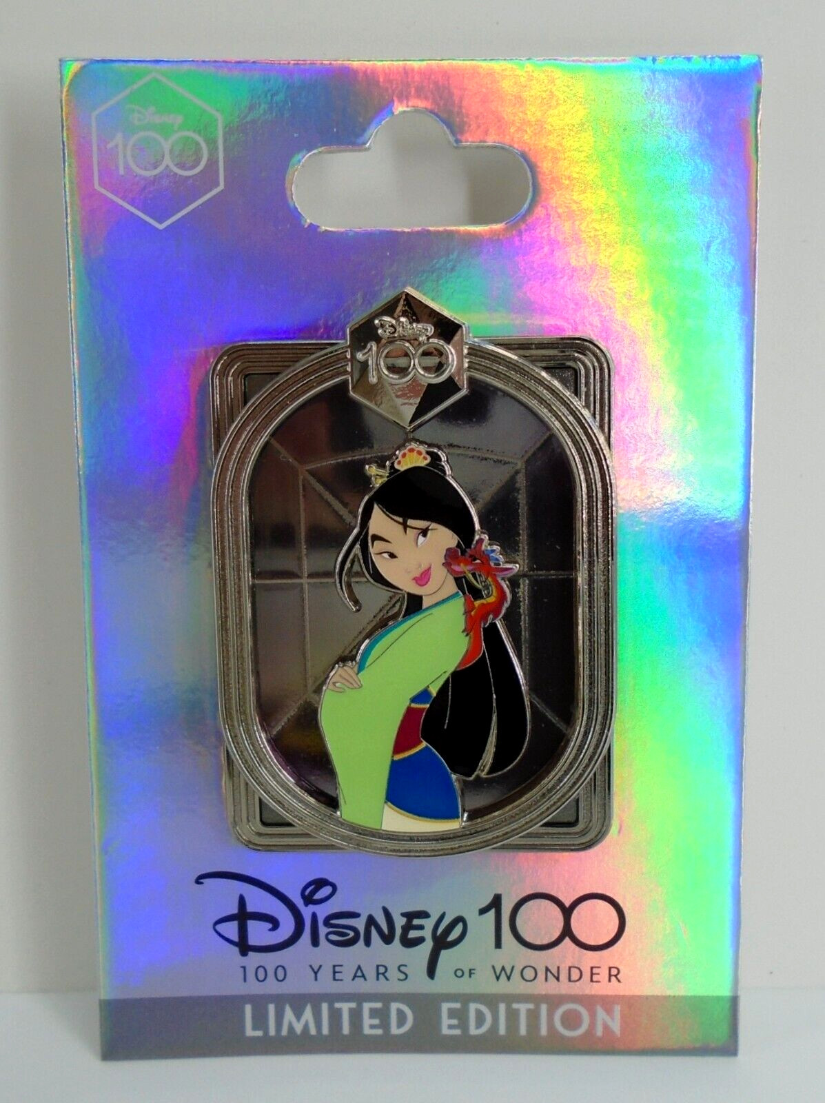 Disney DEC 100 Years of Wonder Celebrating With Character Mulan Pin LE400