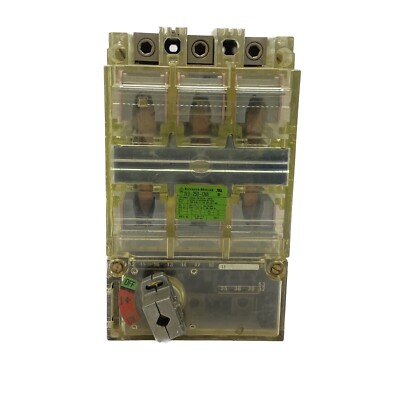 USED Moeller 250A 600VAC 3 Pole Door Switch Circuit Breaker N9-250-CNA