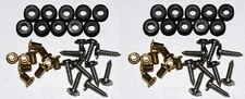 20 Sets of Servo Grommets, Eyelets & Screws for Futaba, HiTec, JR and Others