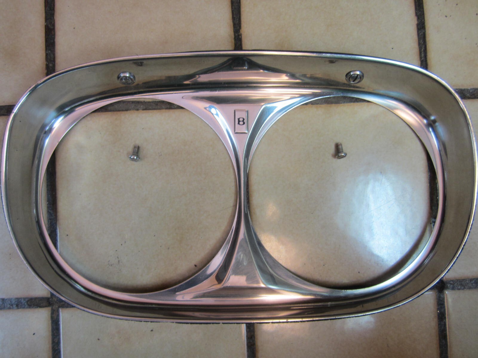 Bentley S3 Headlight Bezels / headlight surround with factory screws (pair)