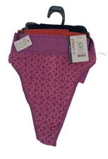 Joyspun Womens 3PK Thong Panties Size XXXL 3XL 22 NWT LILAC GEO, CORAL, NAVY