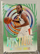 Kawhi Leonard 2019-20 Panini Illusions Emerald Mystique #3 Los Angeles Clippers