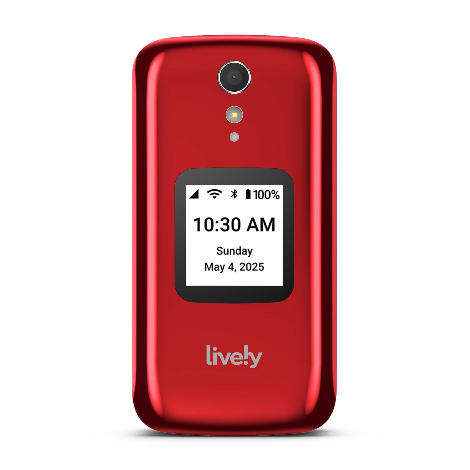 Мобильный телефон Lively - Jitterbug Flip2 для пожилых людей - Красный