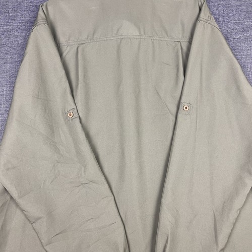 Camisa con botones Gander Mountain para hombre manga larga pesca poliéster X-grande verde - Imagen 21 de 24