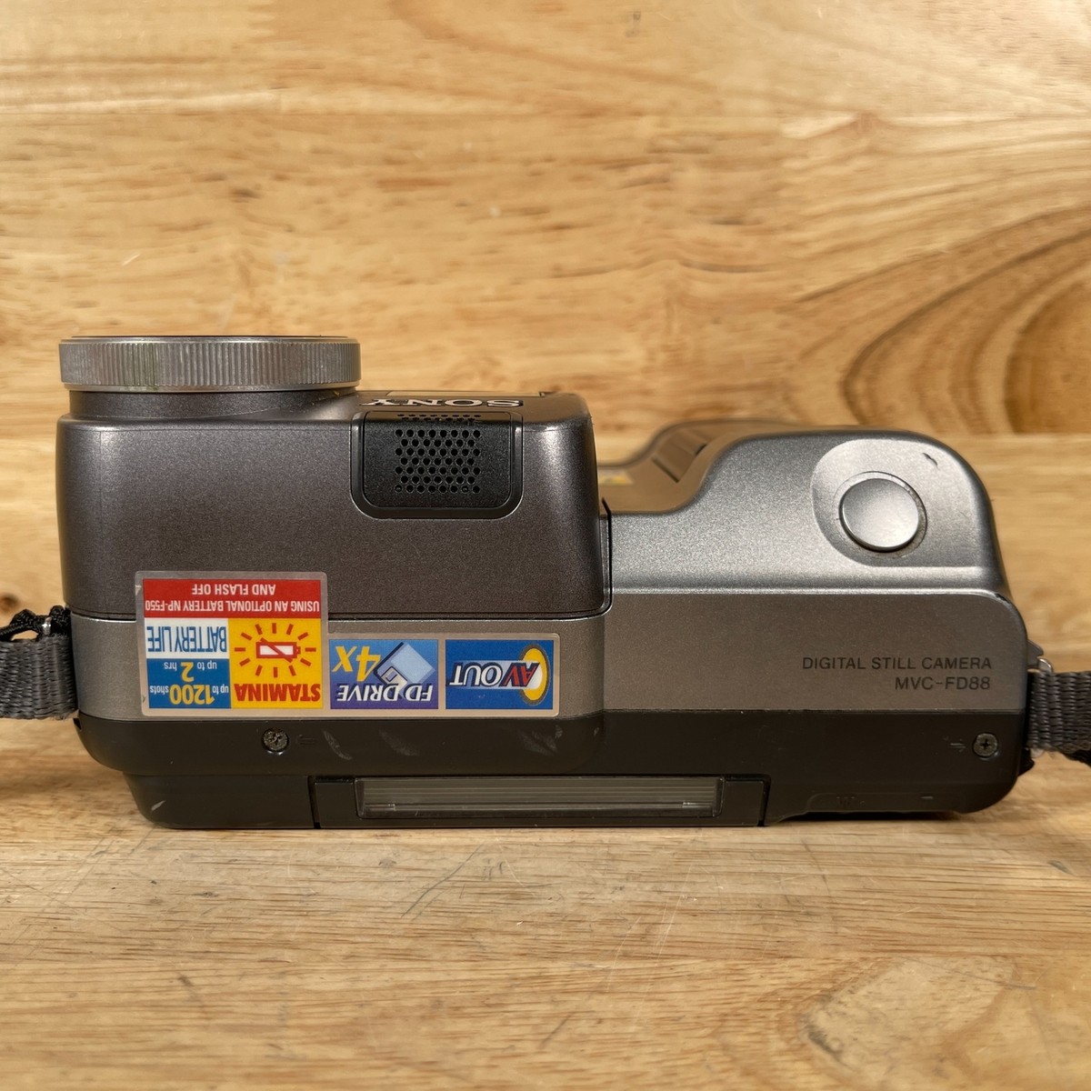 Sony Mavica MVC-FD88 Digital Camera Gray 1.3 MP 2.5