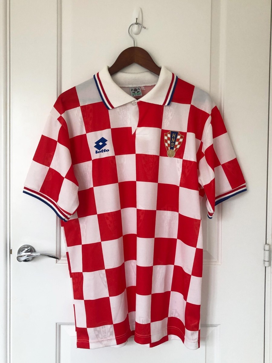 Original Croatia 1996 Home Shirt – Lotto – Large | eBay